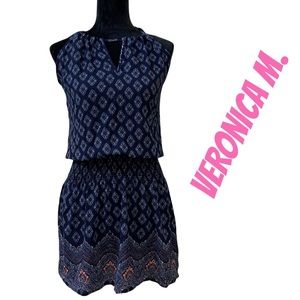 Veronica M “Luke” Halter Dress, Smocked Waist Size XS